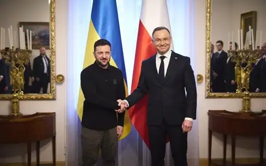 Zelenskyy on his meeting with Duda: We talked about further cooperation - our defense, politics, sanctions. PHOTO