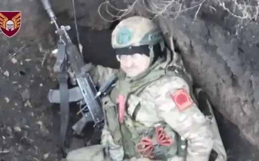 Eliminated Russian invader burns in trench in Donetsk region. VIDEO