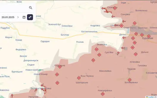 Enemy advances in Dvorichna, Novosilka and near three more settlements - DeepState. MAPS