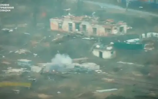 DIU servicemen destroyed important satellite equipment near Tiotkino village in Russia. VIDEO