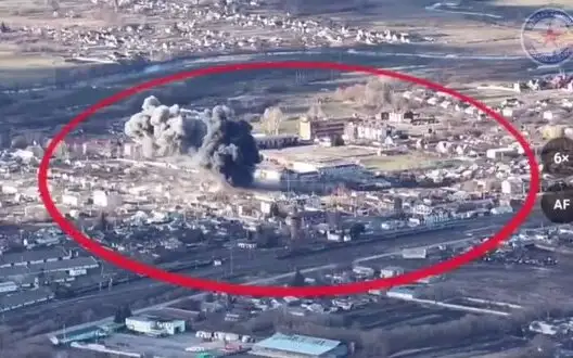 Russian pilot hits school No. 2 in Sudzha, Kursk region, with aerial bomb. VIDEO