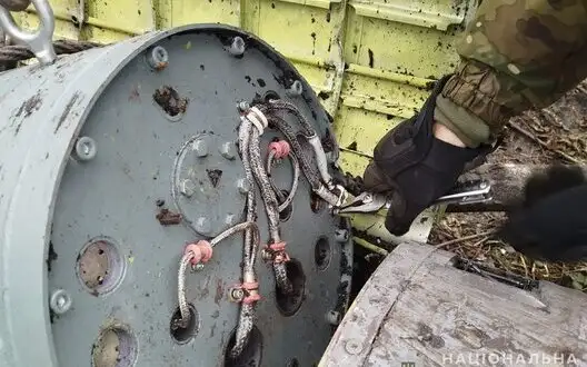 Warhead of Russian X-101 missile defused in Sumy region. PHOTO