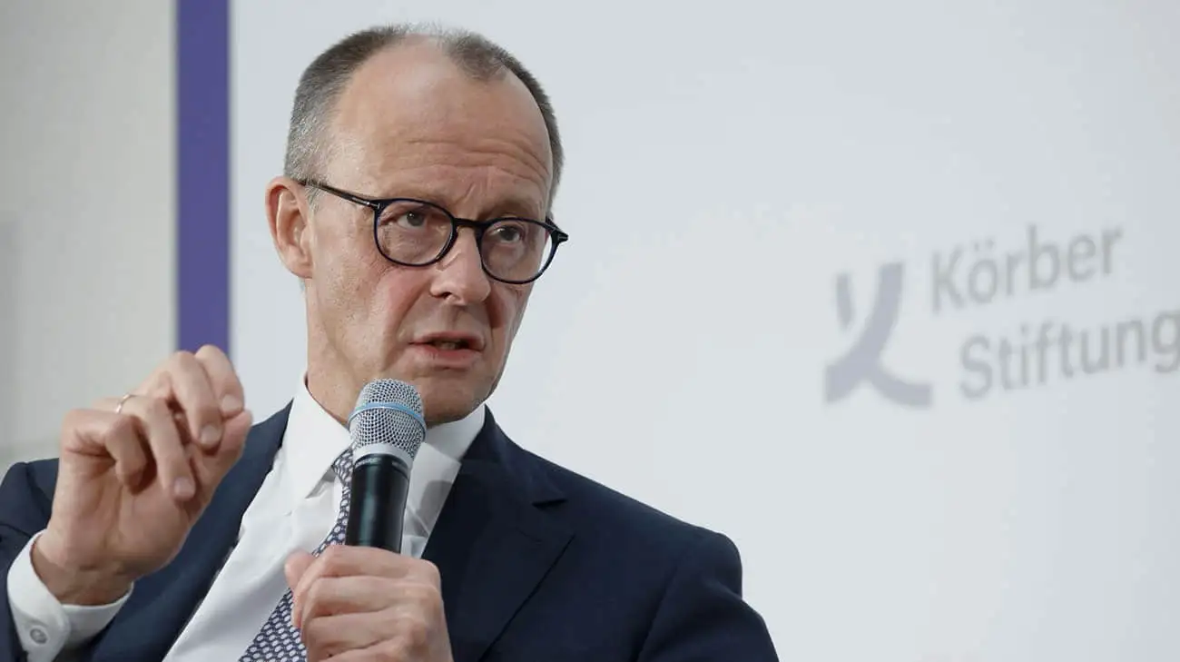 German opposition leader Merz says Ukraine must win and regain all its territory