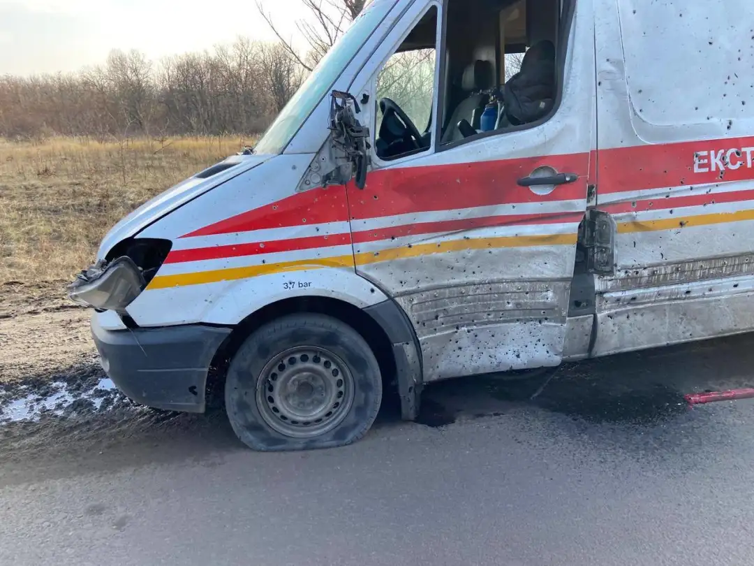 Russian drone attacks ambulance in Kupyansk — there are casualties