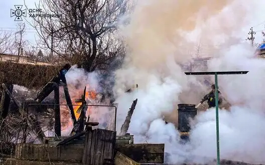 Occupiers attacked Kupiansk UAV: ​​Two injured, fire broke out. PHOTOS