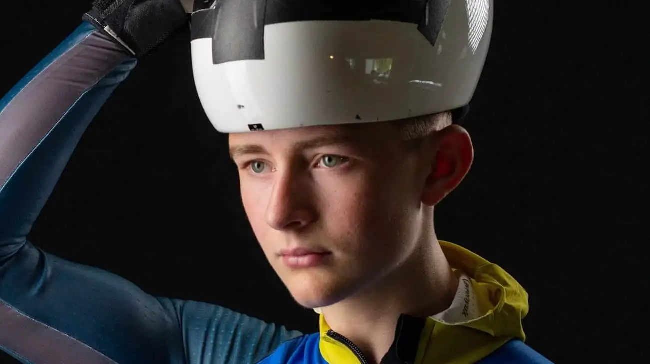 Ukrainian 17-year-old skeleton athlete Lavreniuk wins bronze at European Junior Championships