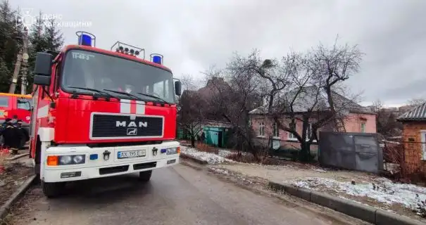 Під час пожежі в приватному будинку в Харкові загинув чоловік