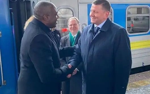 British Foreign Secretary Lammy arrives in Kyiv for visit. PHOTO