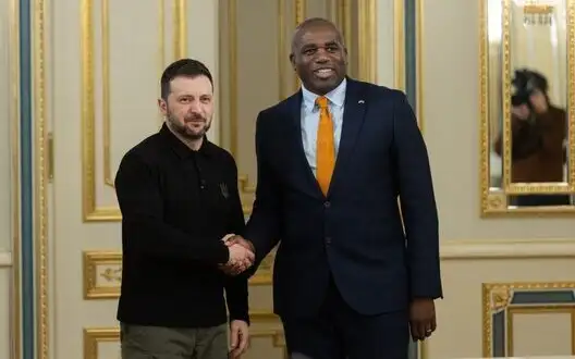 Zelenskyy and British Foreign Secretary Lammy discuss implementation of century-old agreement between countries