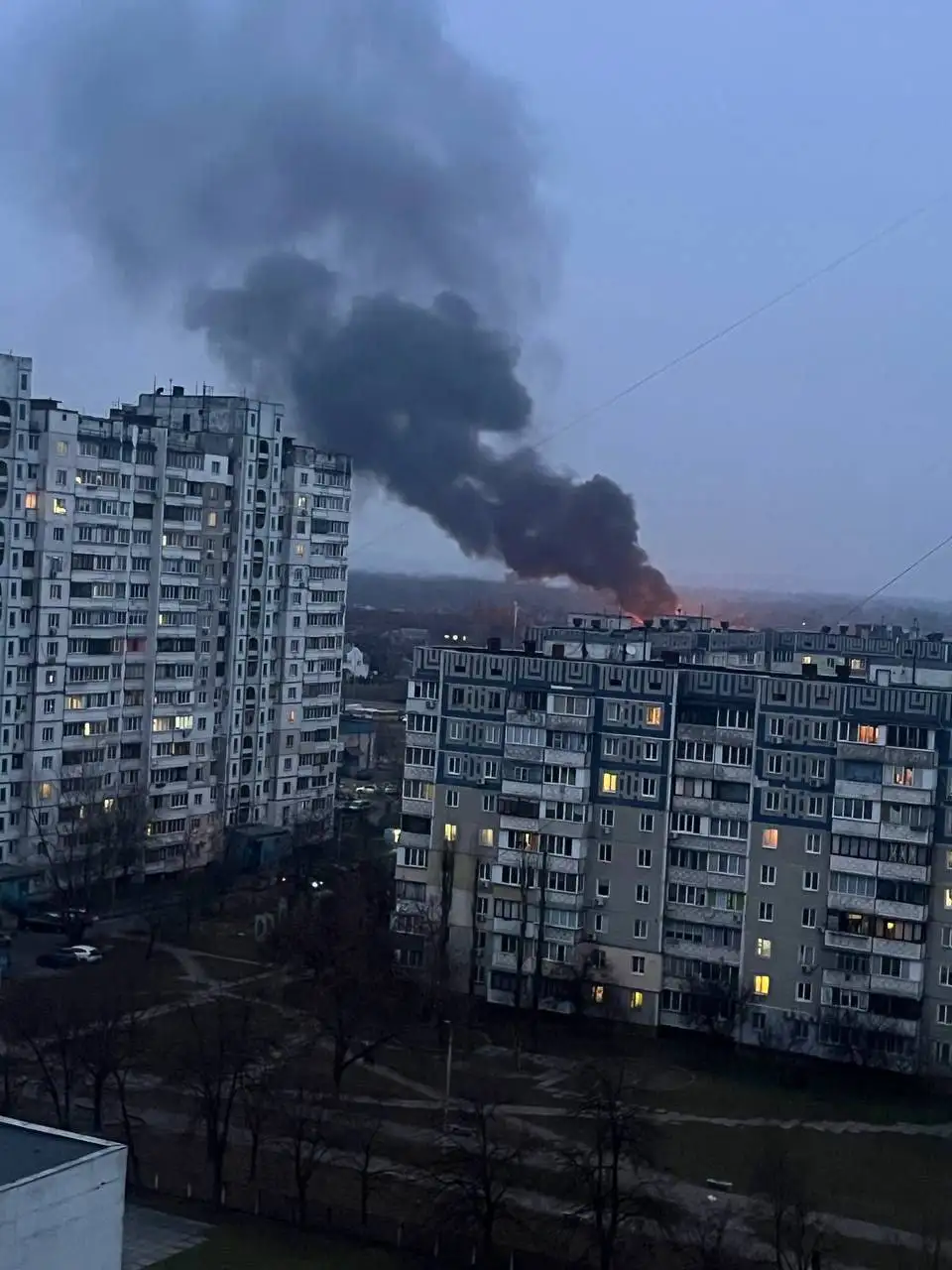 В Киеве горел Выдубицкий мужской монастырь, — КГГА (видео)