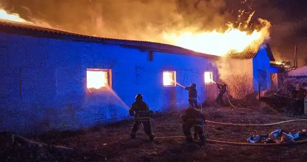 На Київщині сталася пожежа в меблевому цеху