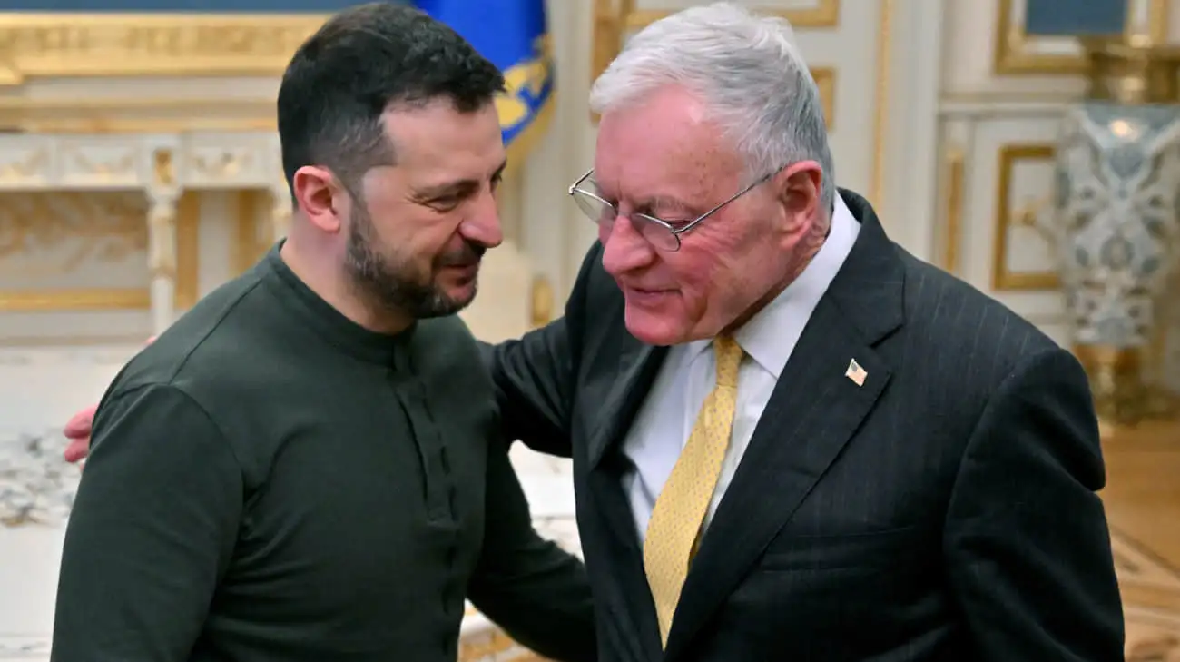 Zelenskyy meets with Trump's special envoy Kellogg without interaction with media at US request