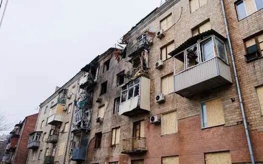 Consequences of enemy attack on Kharkiv city centre. PHOTOS