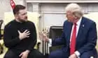 Trump suggests Zelenskyy ‘won’t be around very long’ if he does not make a deal with Russia – video