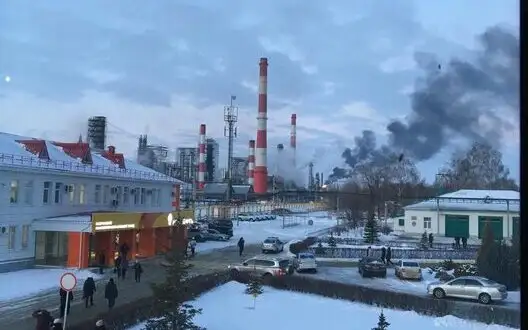 Drones attacked oil refinery in Syzran, Russia. VIDEO&PHOTOS