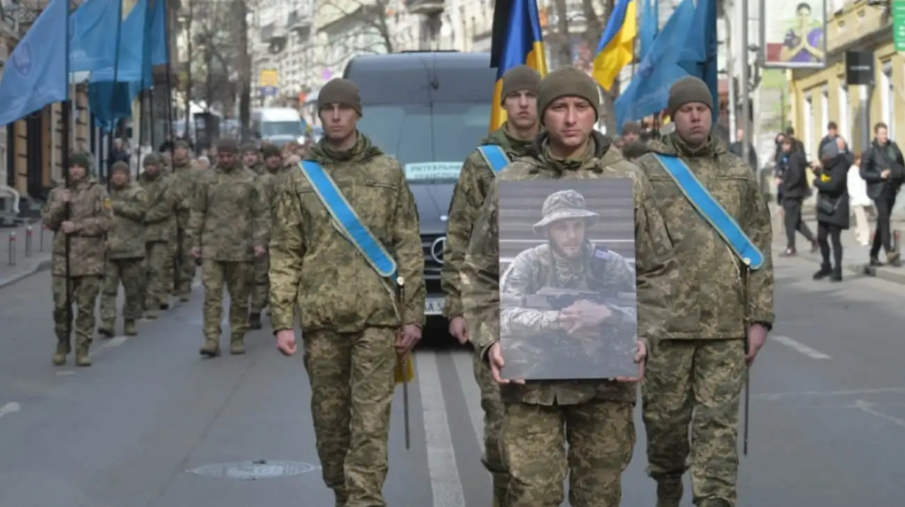 Farewell ceremony held in Kyiv for Vasyl Ratushnyi, killed in action – photos