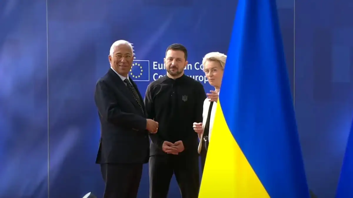 Zelenskyy calls signals on increasing Ukrainian production 'great' in Brussels