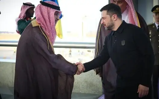 Zelenskyy and Ukrainian delegation arrive in Saudi Arabia - media. PHOTO