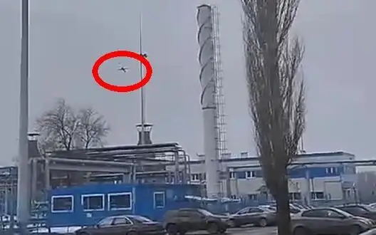 Arrival of Ukrainian drone at gas station in Russian city of Petrovsk, Saratov region: "Oh, fu#k!!! F#ck! F#ck me!". VIDEO