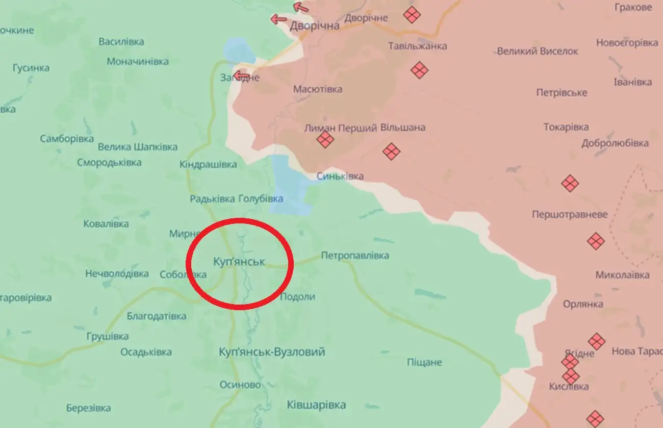 Part of Russian troops managed to cross Oskil River in Kharkiv Oblast