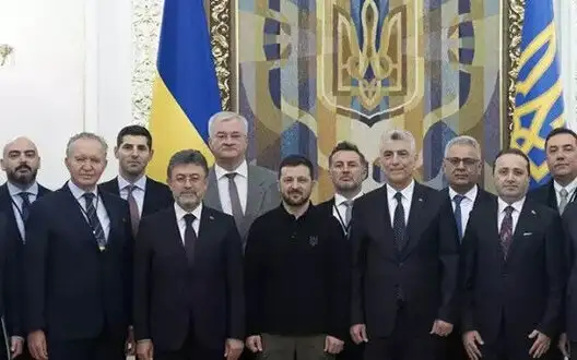 Zelenskyy meets with representatives of Turkish government and business: They discusses cooperation in drone production and reconstruction of Ukraine. VIDEO