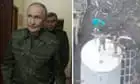 Putin visits Kursk as Russian forces claim further advances in region – video