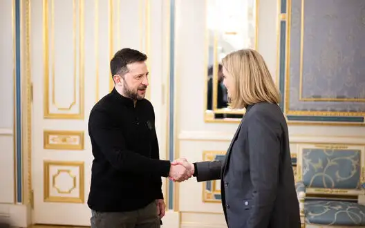 Austrian Foreign Minister Meinl-Reisinger meets with Zelenskyy: she discusses support for just peace. PHOTO