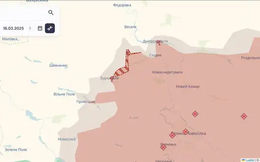 Russians advance near Burlatske in Donetsk region - DeepState. MAP