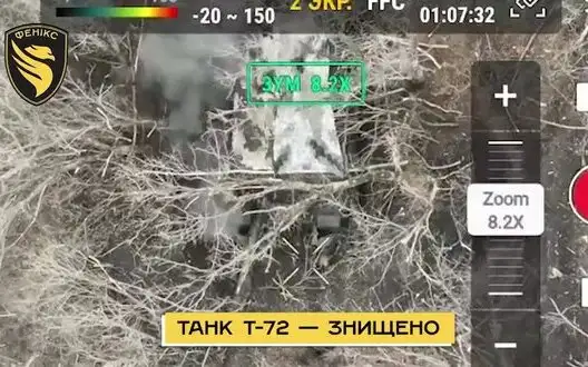 Border guards destroyed enemy T-72 tank and MTLB that occupiers had concealed in forest belt in Kharkiv region. VIDEO