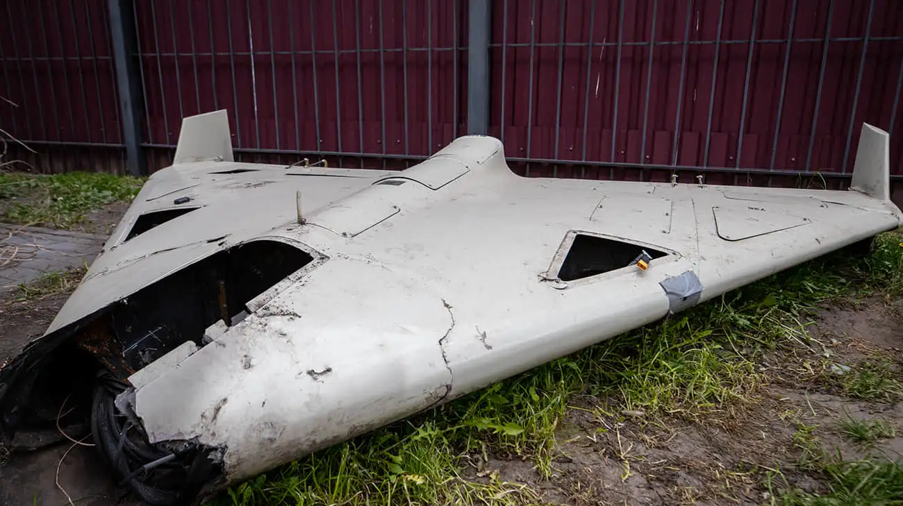 Air defence responds in Kyiv: UAV debris falls on school premises in Desnianskyi district