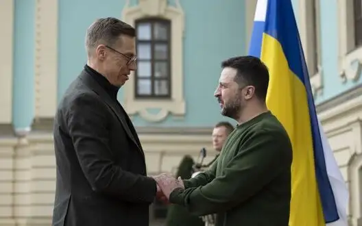 Zelenskyy arrives in Finland: meeting with President Stubb is scheduled