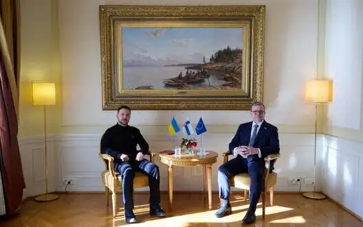 Zelenskyy meets with Finnish Prime Minister Orpo to discuss defence support for Ukraine. VIDEO