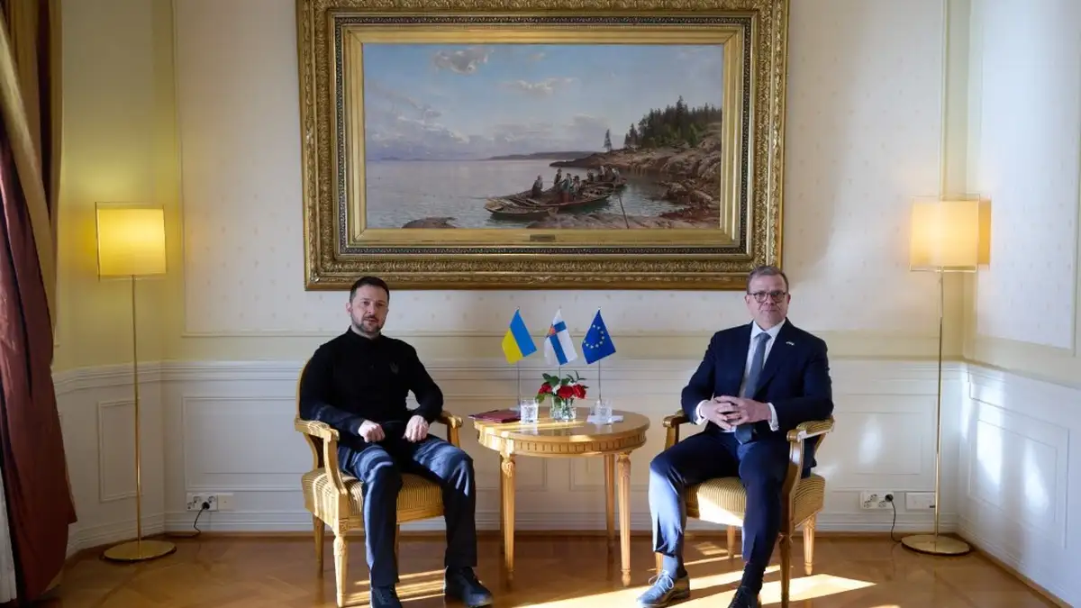 Zelenskyy discusses defense, economic support with PM of Finland