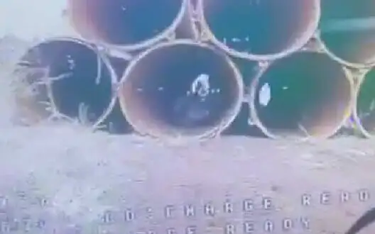 Ukrainian fibre-optic drone eliminates occupiers hiding in pipe. VIDEO