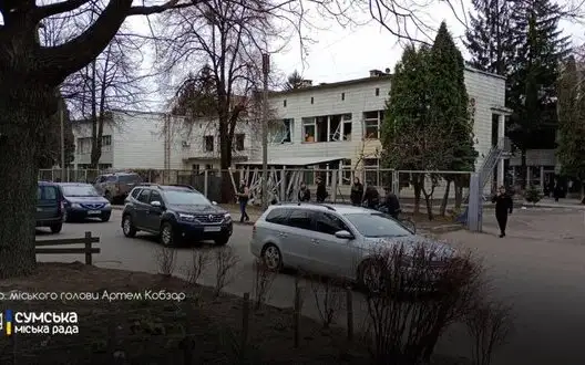 Russian missile strike on Sumy: 28 people wounded, among them children. PHOTO