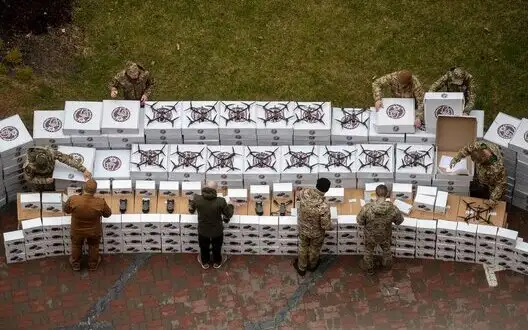 5th assault brigade received 1000 FPV drones and 1000 Mavic 3 Pro from Kyiv residents - Klytschko