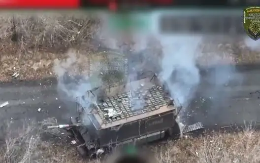 Soldiers of 110th SMB repelled attack by occupiers and halted convoy of armoured vehicles in Novopavlivka direction. VIDEO