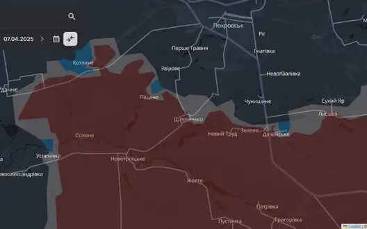 Defence forces push back enemy in Shevchenko, Russians advance in Luhansk, Kursk and Donetsk regions - DeepState. MAP