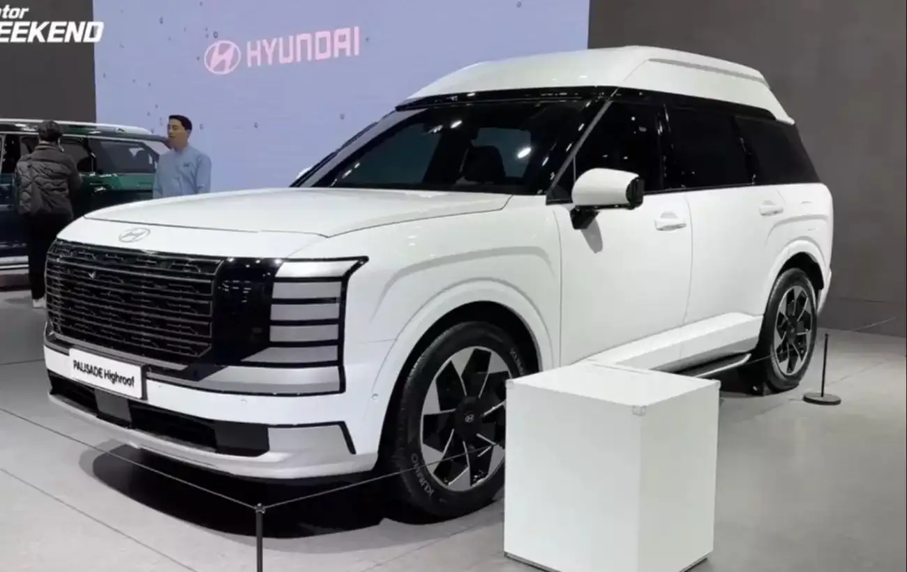 Кроссовер Hyundai Palisade получил необычно высокую крышу: подробности