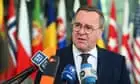 Ukraine allies hold Brussels summit with US’s Hegseth joining via videolink – Europe live