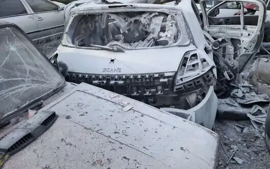 Occupiers attacked Nikopol district with kamikaze drones: man was injured, administrative buildings, buses and cars were damaged. PHOTOS