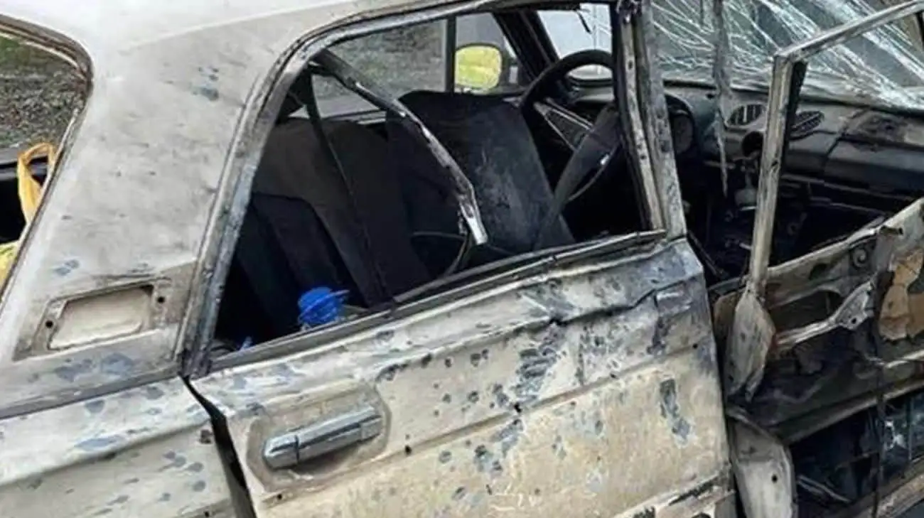 Russians attack civilian car with drone in Donetsk Oblast, injuring three people