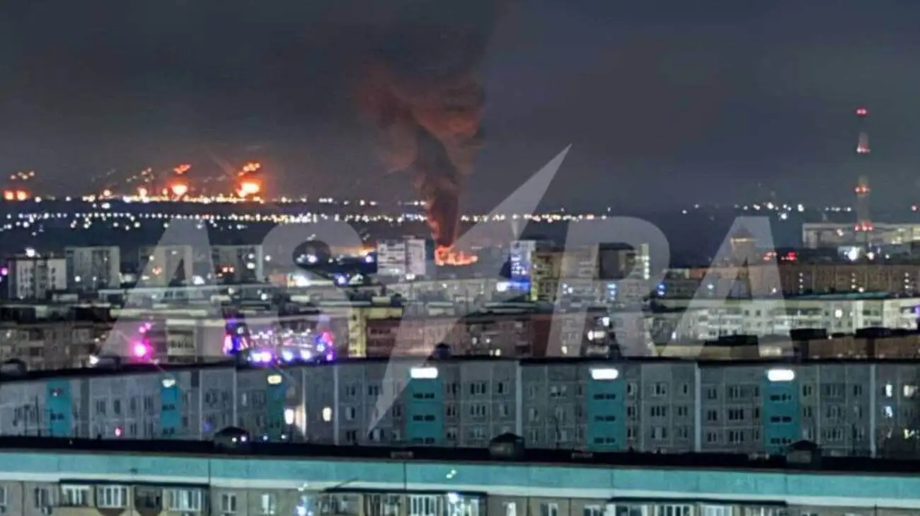 Explosion causes fire at combined heat and power plant in Russia's Orenburg, local media report – photos, videos