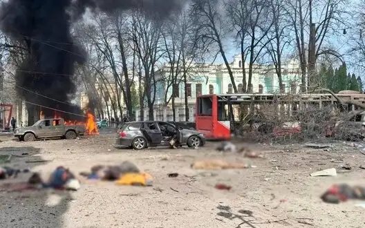 Klymenko on Russian strike on centre of Sumy: 21 people killed, at least 20 wounded. Organising headquarters. PHOTO