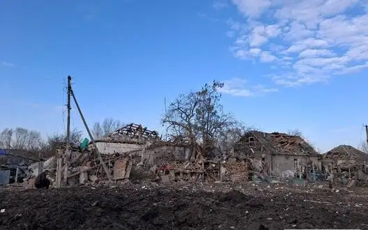In morning, Russians attacked Slatyne in Kharkiv region with GAB, man was wounded. PHOTOS