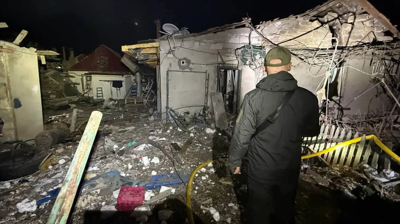 Russians launch large-scale drone attack on Odesa, injuring people – photo