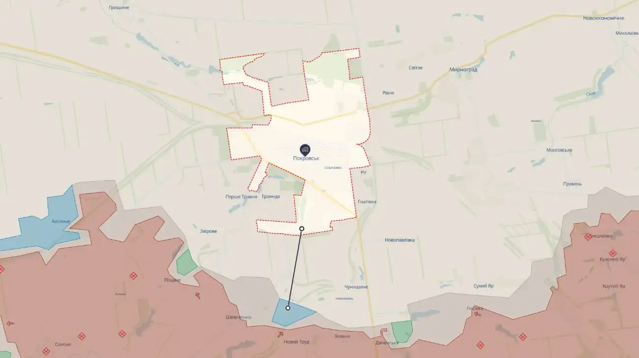 Ukraine's defence forces regain positions near Pokrovsk in Donetsk Oblast – DeepState