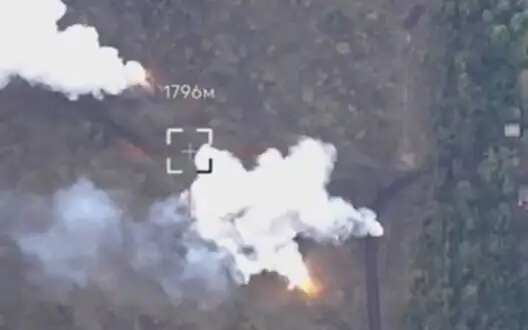 Russian Buk-M2 SAM system was detected and destroyed by fighters of 15th Separate Artillery Reconnaissance Brigade "Chornyi Lis". VIDEO