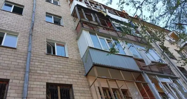 Полтава после атаки дронов: 6 пострадавших, десятки поврежденных зданий