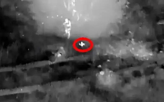 Kamikaze drone hits occupier in head. VIDEO